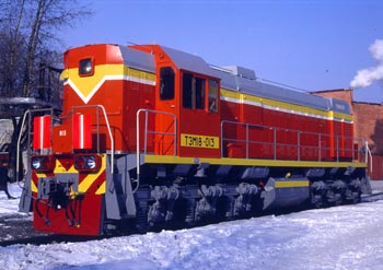 Маневровый тепловоз ТЭМ18