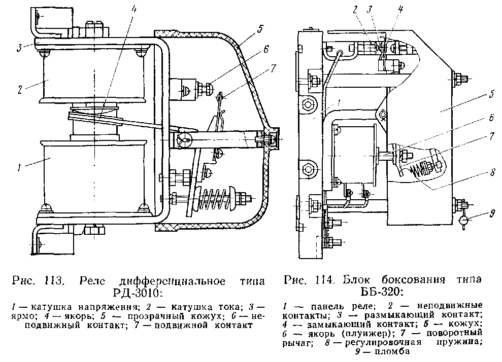 Принципиальная схема реле типа ВЛ-21